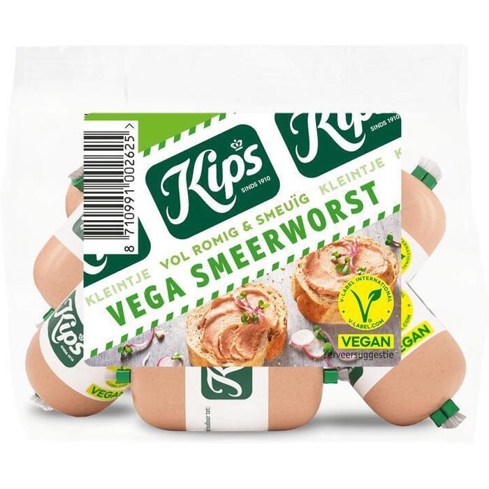 Kips Kleintje vega smeerworst (6 × 20g)