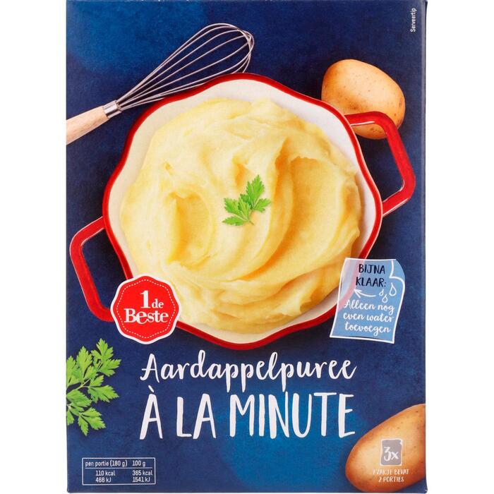 1 de Beste Aardappelpuree a la minute 3 st. (180g)