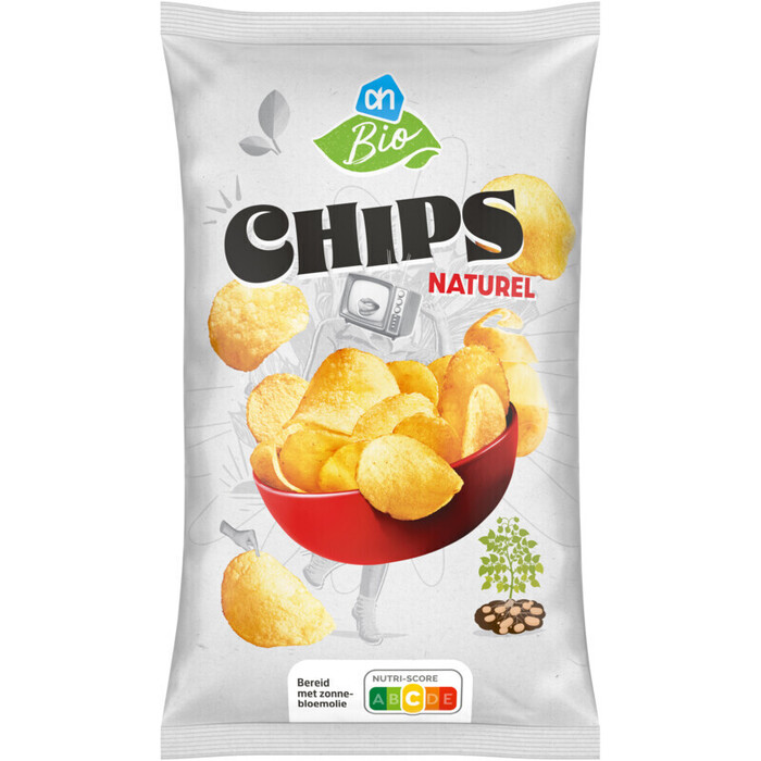 AH Biologisch Chips naturel (125g)