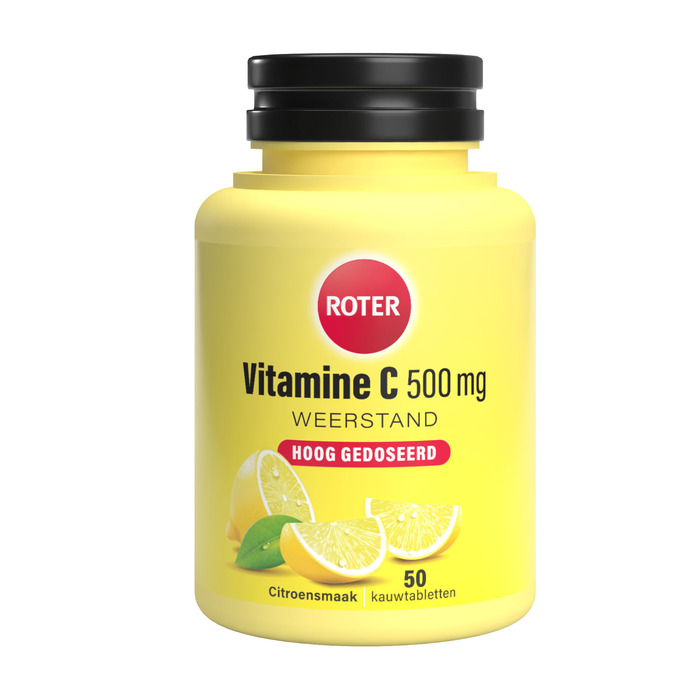 Roter Vitamine C 500 mg kauwtabletten citroen (50 × 1.78g)