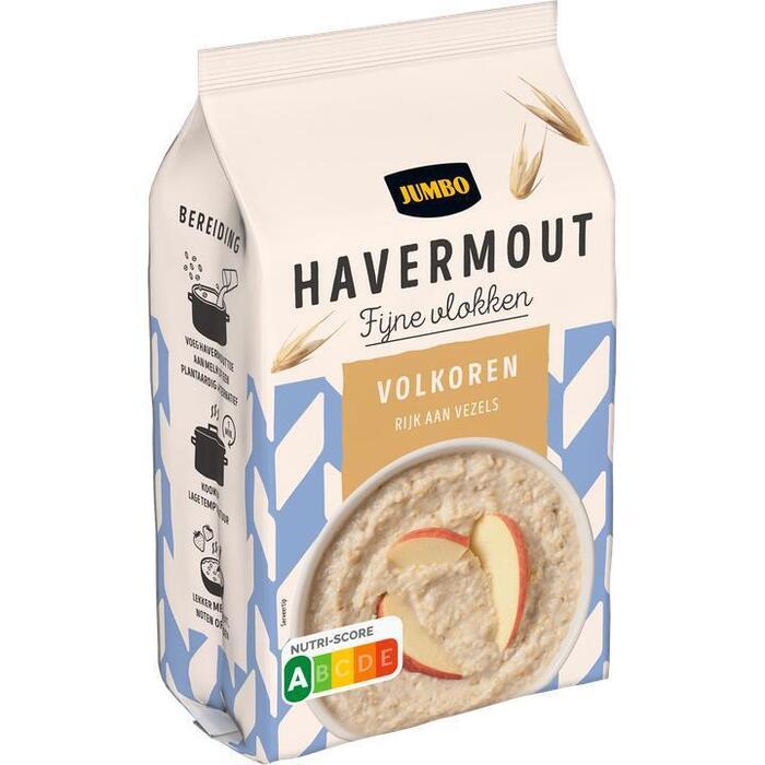 Jumbo Havermout Fijne Vlokken Volkoren 500 g (500g)