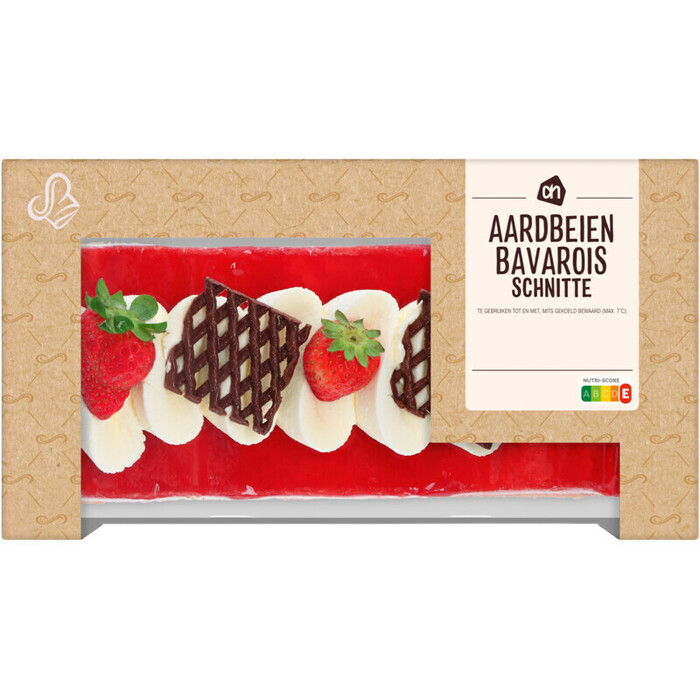 AH Aardbeien bavarois schnitt