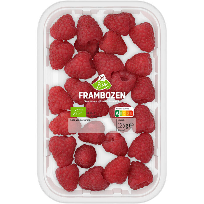 AH Biologisch Frambozen (125g)