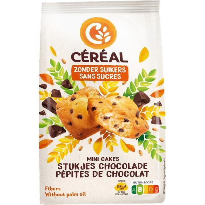 Cereal Mini cake stukjes chocolade (doos, 7 × 28g)