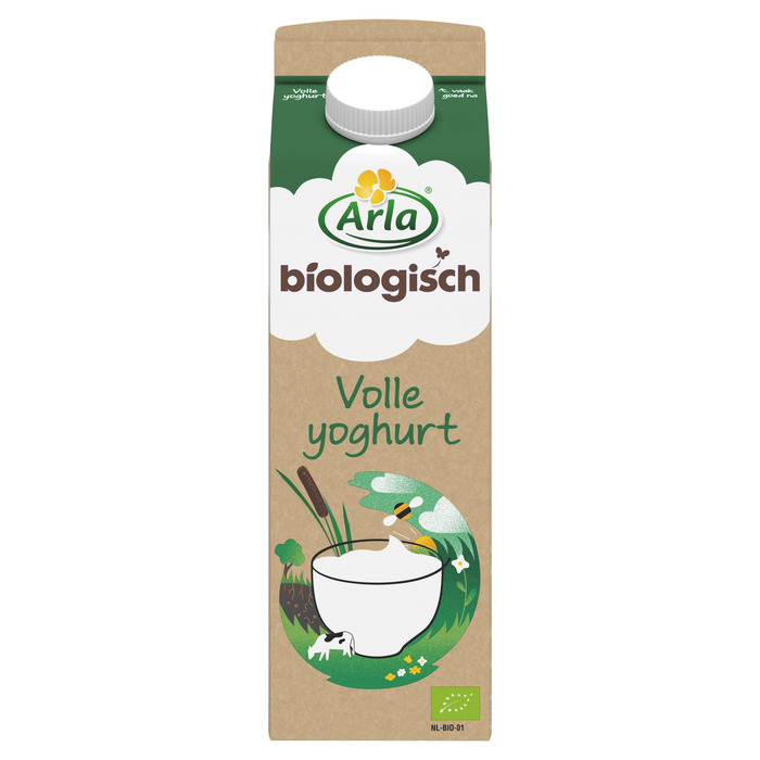 Arla Biologische Volle Yoghurt 1 L (Pak, 1L)