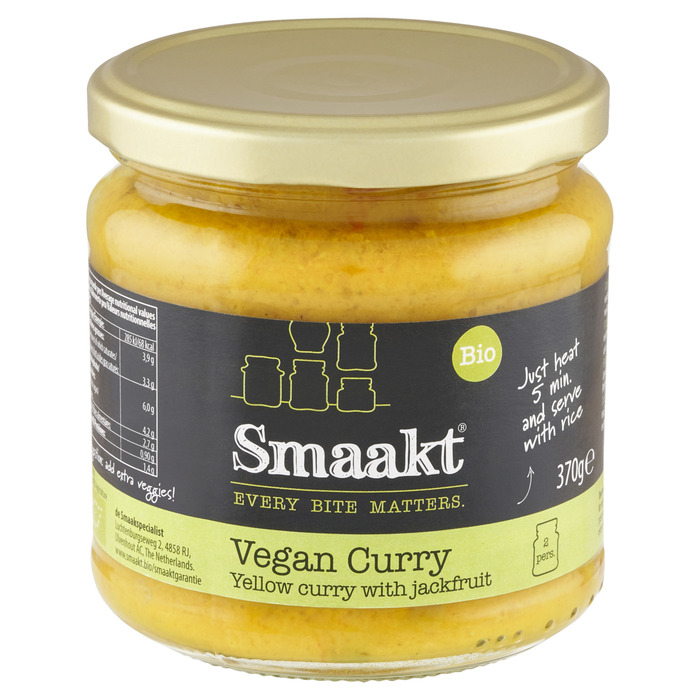Smaakt Jackfruit gele curry (370g)
