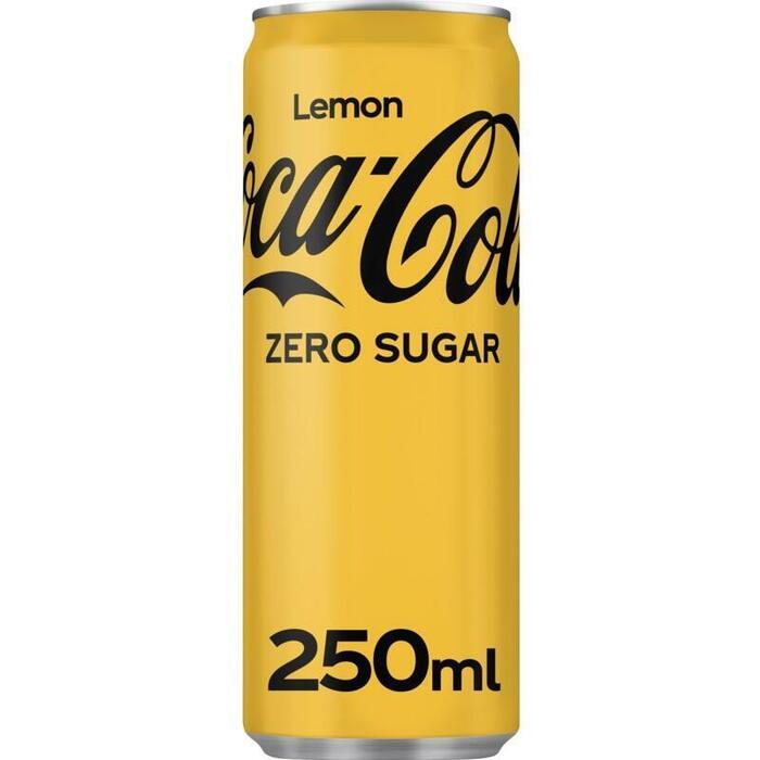 Coca-Cola Zero Lemon Blik 0.25L 1x (rol, 250ml)