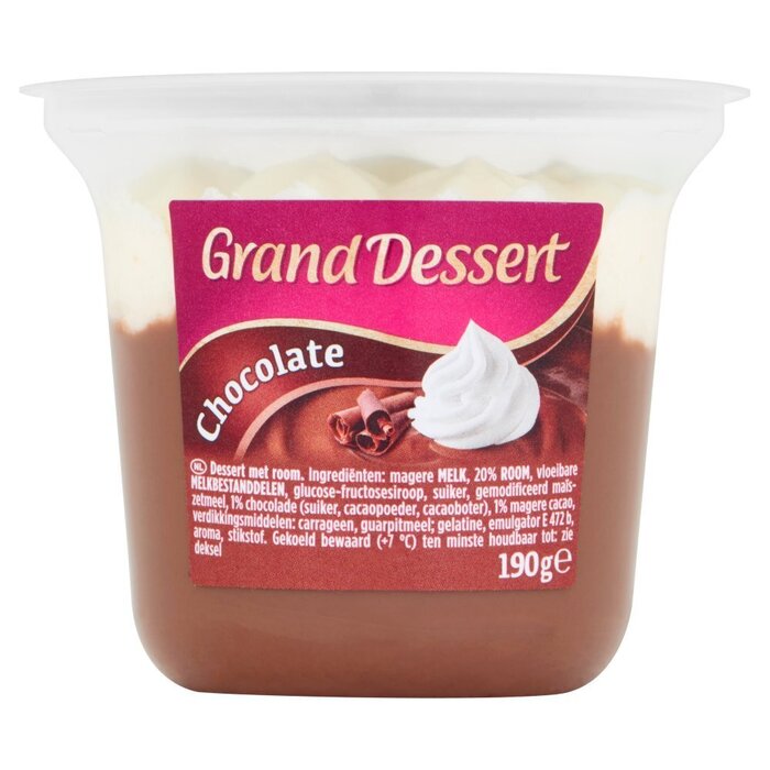 Grand dessert chocolade (Kuipje, 190g)