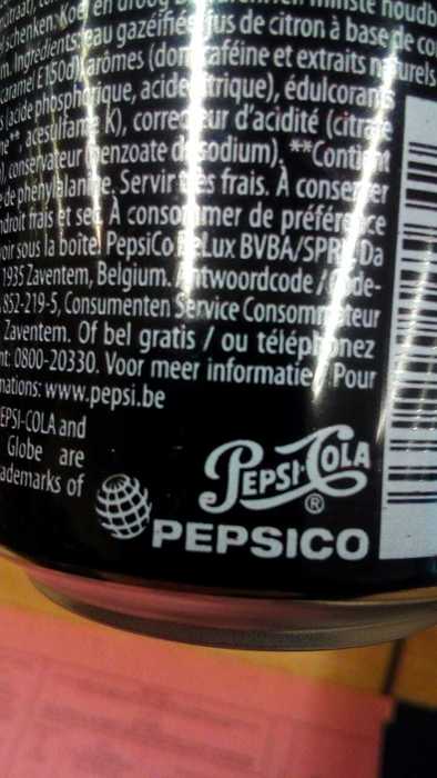 Pepsi Max Cool Lemon (blik, 33cl)