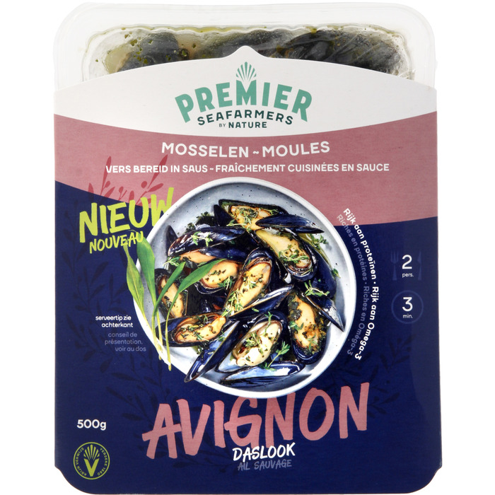Pre-cooked mosselen avignon (500g)