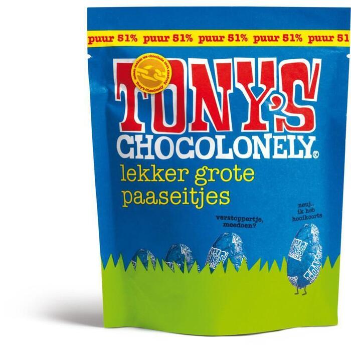 Tony's Chocolonely Eitjes zakje puur (180g)