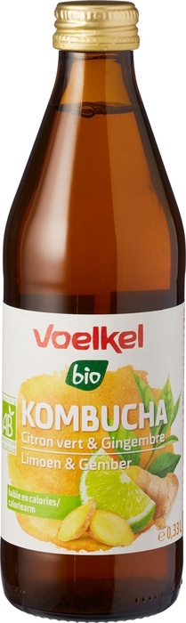 Kombucha limoen/gember (33cl)