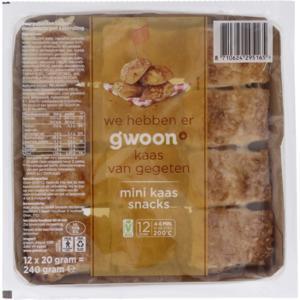 g'woon Kaassnacks mini (20g)