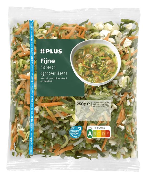 PLUS Soepgroenten fijn (Zak, 250g)