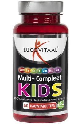 Lucovitaal Multi+ compleet kids kauwtablet (60 × 1.4g)