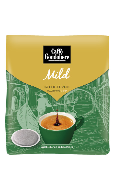 Caffe Gondoliere Mild pads (36 × 6.94g)