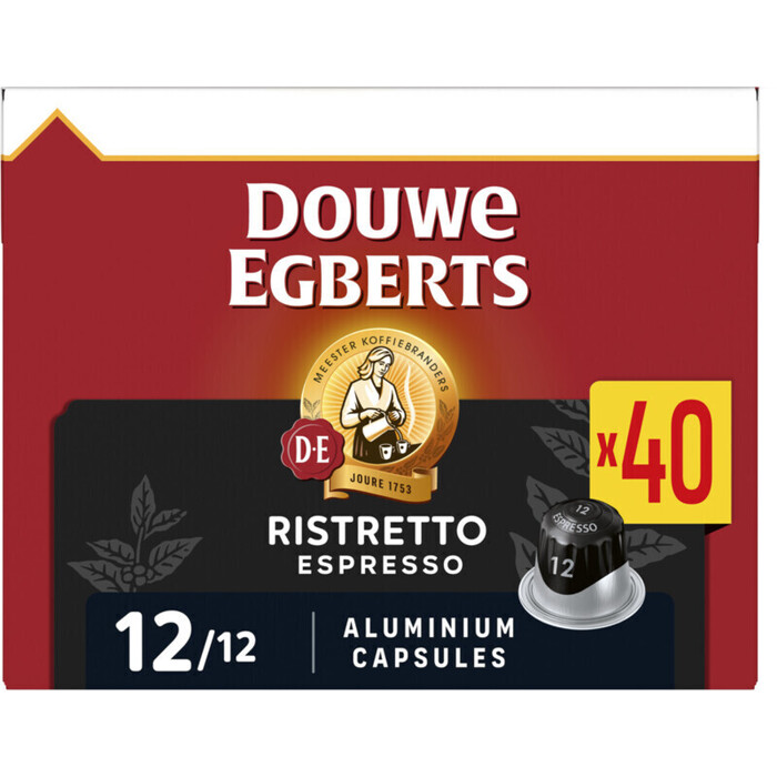 Douwe Egberts Espresso 12 Ristretto 40 capsules (40 × 5.2g)
