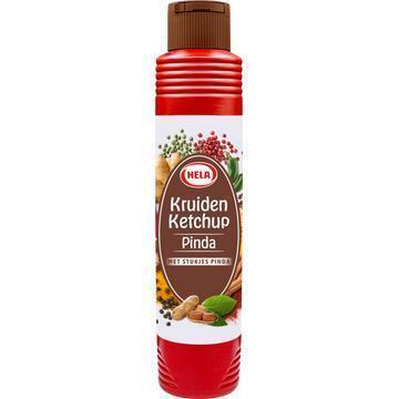 Hela Kruiden Ketchup Pinda 500ml fles (568g)