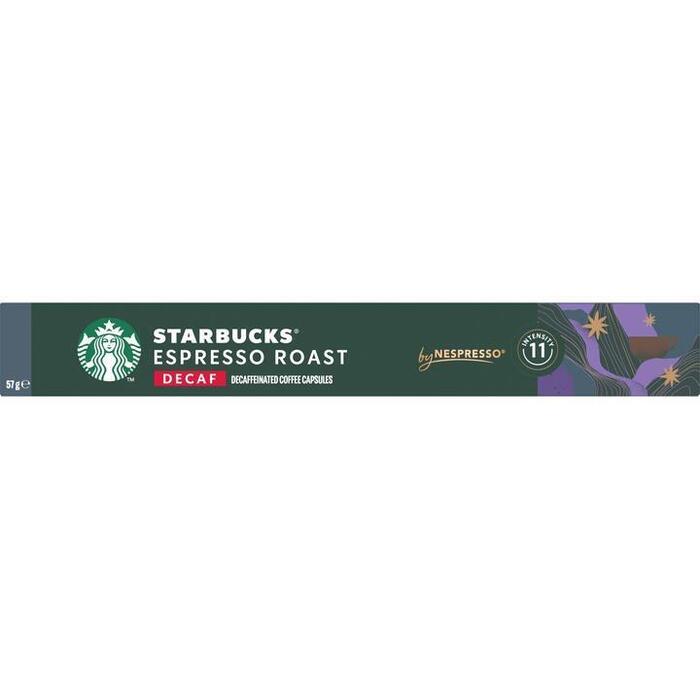 Starbucks® Decaf Espresso Roast by Nespresso® Dark Roast 10 Capsules (57g)