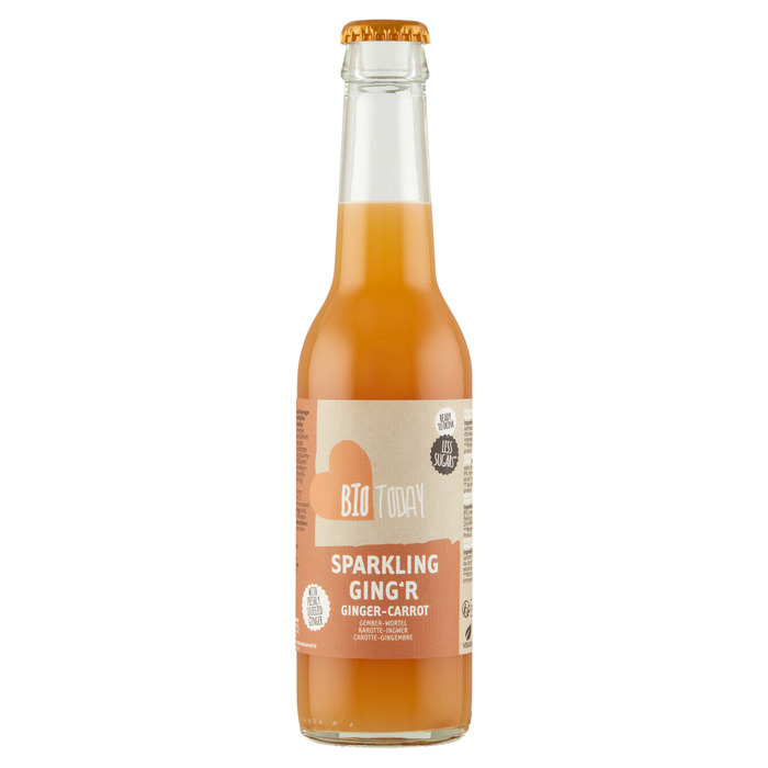 BioToday Sparkling ginger carrot (275ml)