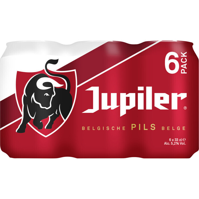 Jupiler Belgisch pils (6 × 33cl)