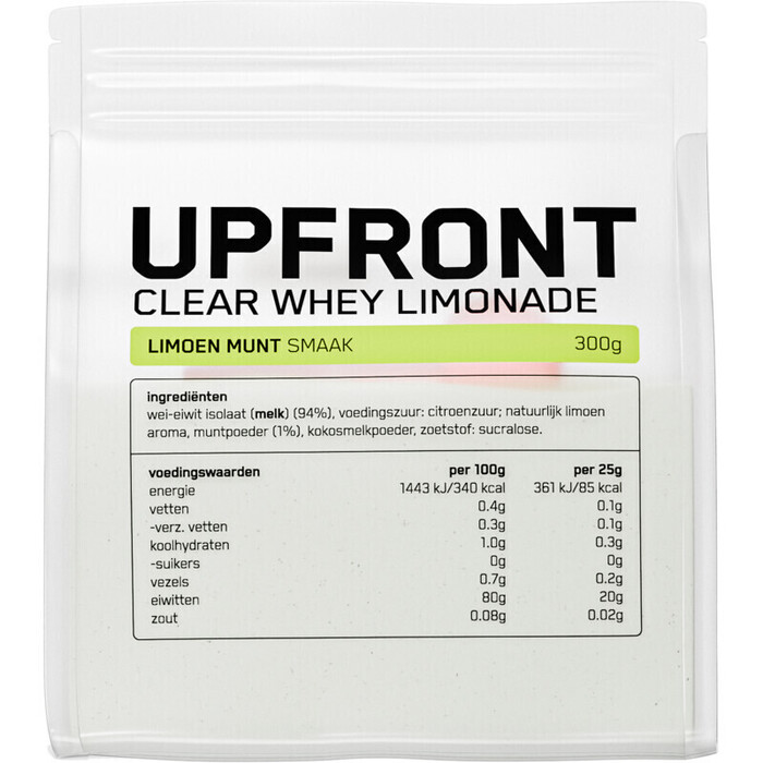 Upfront Clear whey limonade mojitosmaak (200g)