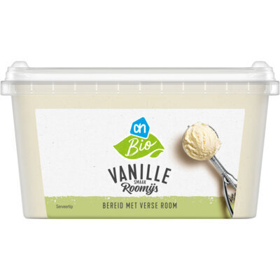 AH Biologisch Roomijs vanille (1L)