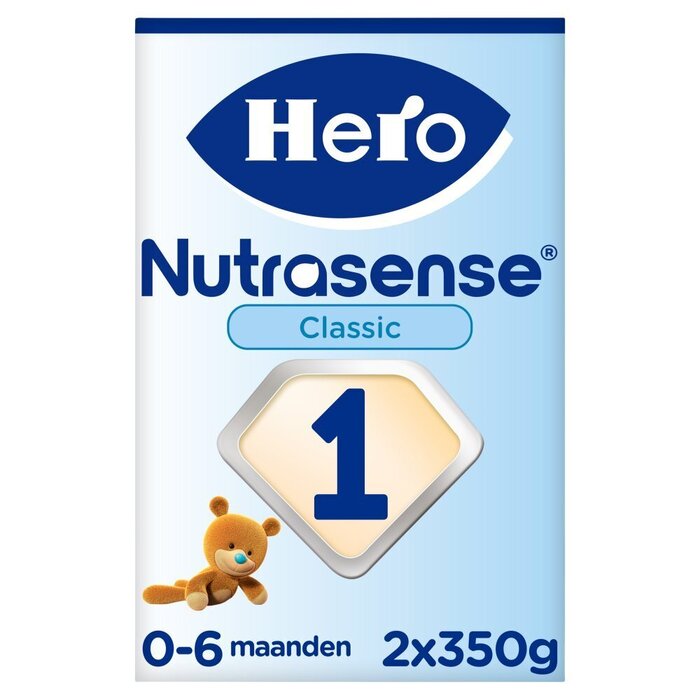 HERO BABY Zuigelingenvoeding Standaard 1 2x350g Doosje (Doos, 350g)