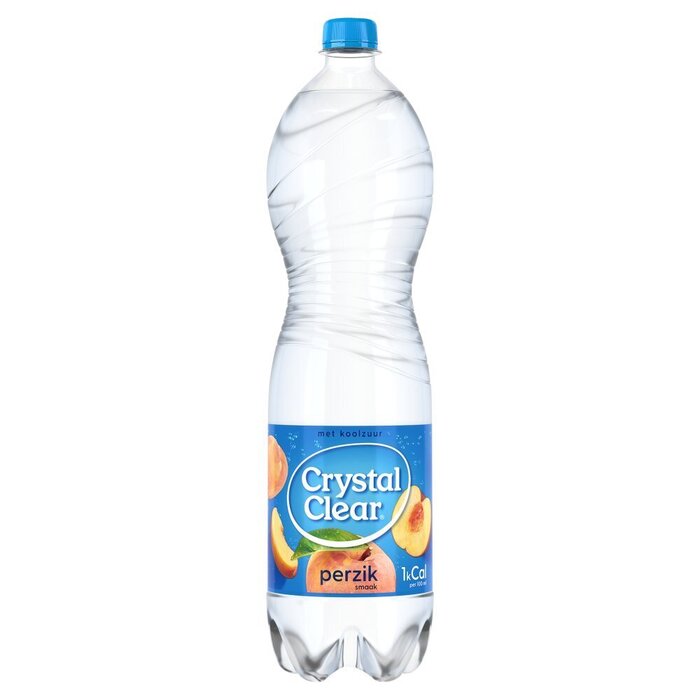 Crystal Clear Peach Flavour (plastic fles, 1.5L)