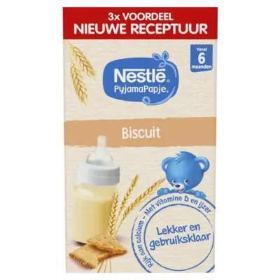 PyjamaPapje® Biscuit 6+ baby pap (3 × 250ml)