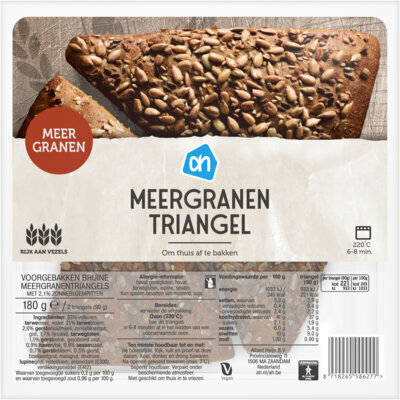 Triangel donker meergranen