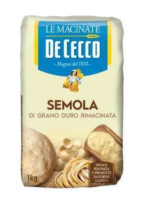De Cecco Semola di Grano Duro Rimacinata 1kg (1kg)