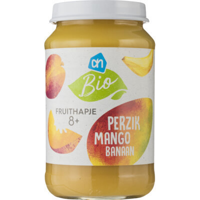 AH Biologisch Perzik mango banaan 8m06 (200g)