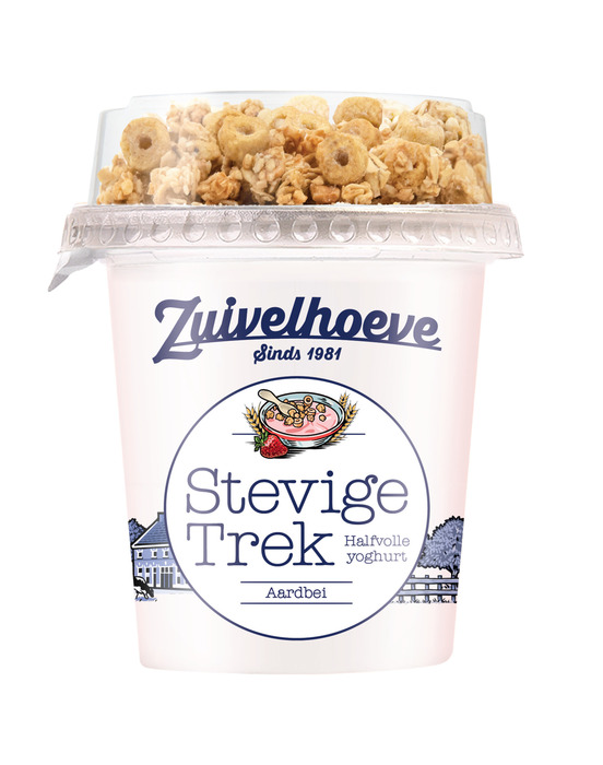 Zuivelhoeve Stevige Trek Aardbei 310 g (310g)