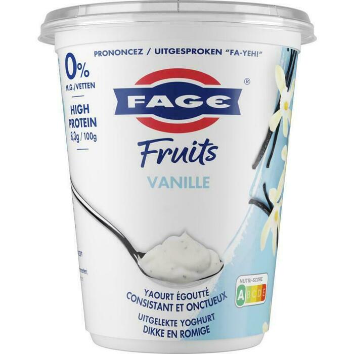 Fage Fruits yoghurt vanille (380g)