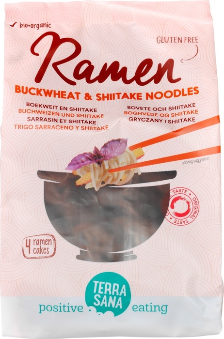 Boekweitramen met shiitake, glutenvrij TerraSana 280g (280g)