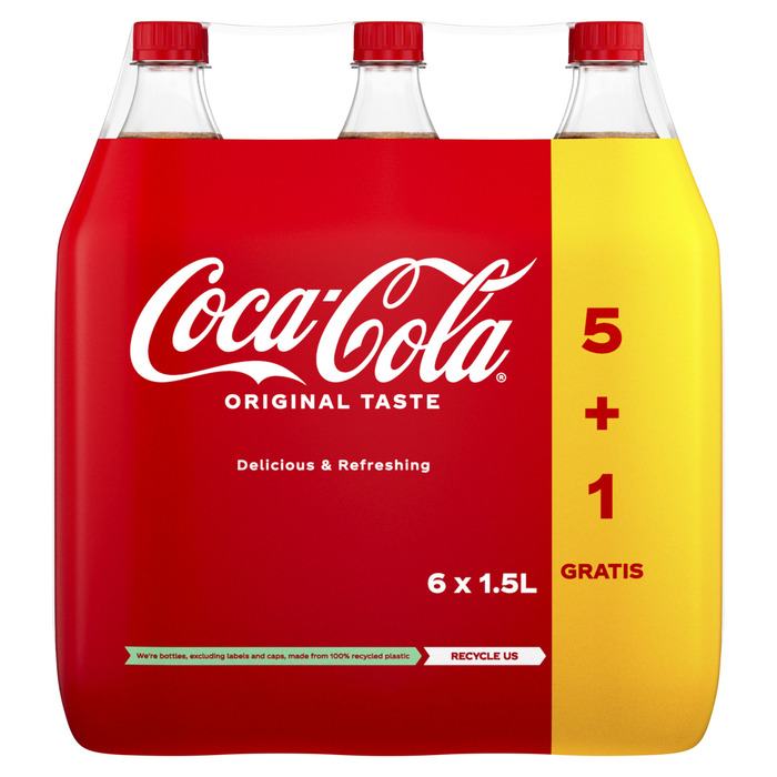 Coca-Cola PET 6 x 1,5 L (6 × 1.5L)
