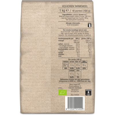 AH Biologisch Tarwemeel (1kg)