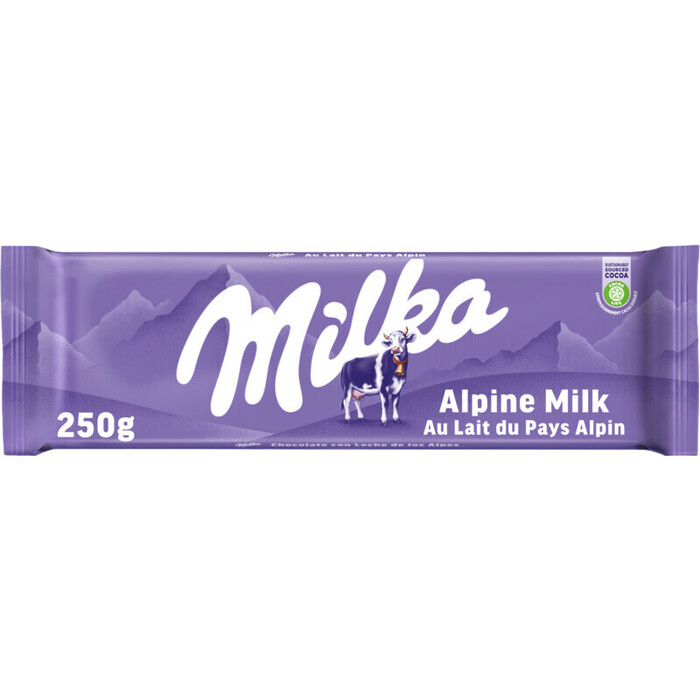 Milka Melkchoclade alpenmelk (250g)