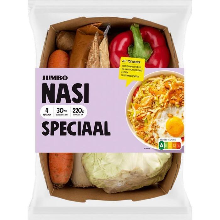 Jumbo Maaltijdpakket voor Indonesische Nasi 4 Personen (1.12kg)