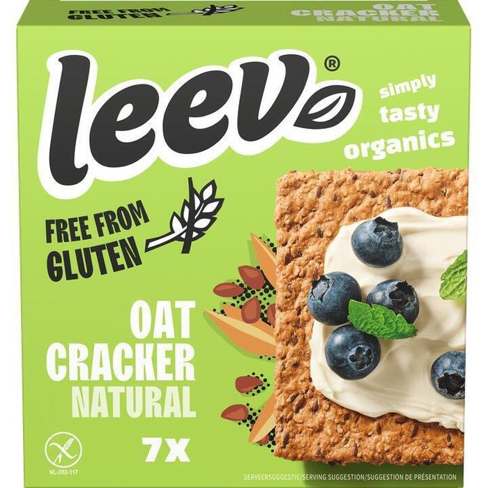 Leev Oatcracker naturel free from gluten (100g)