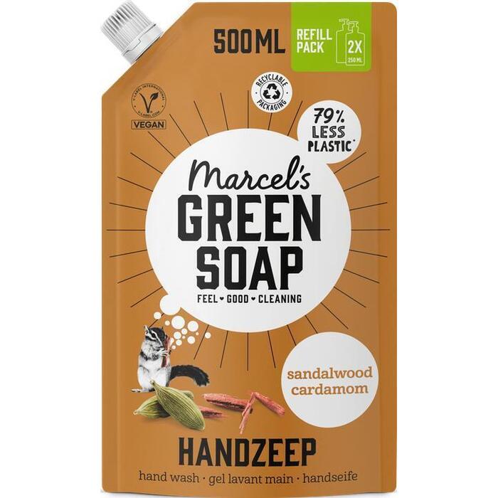 Navul handzeep sandelwood & cardemom 500m (0.5L)