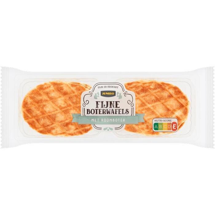 Jumbo Fijne Boterwafels met Roomboter 120g (120g)