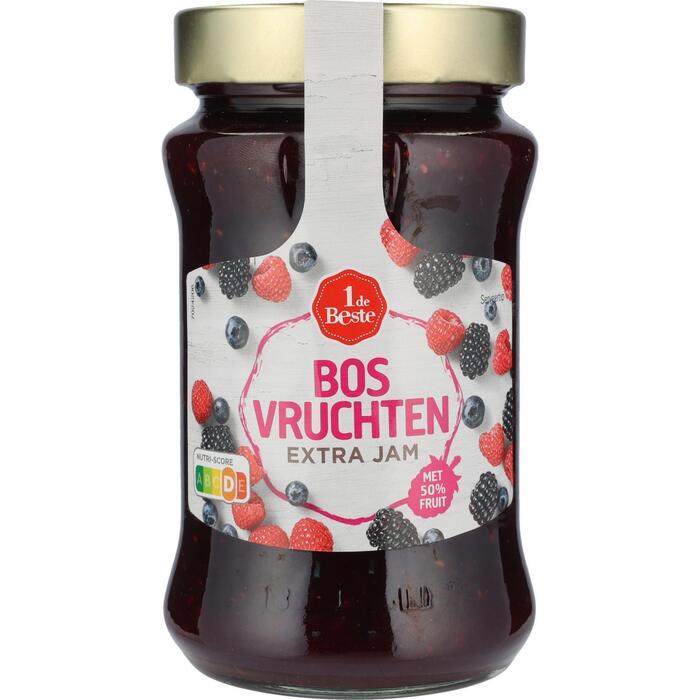 1 de Beste Jam extra bosvruchten (450g)