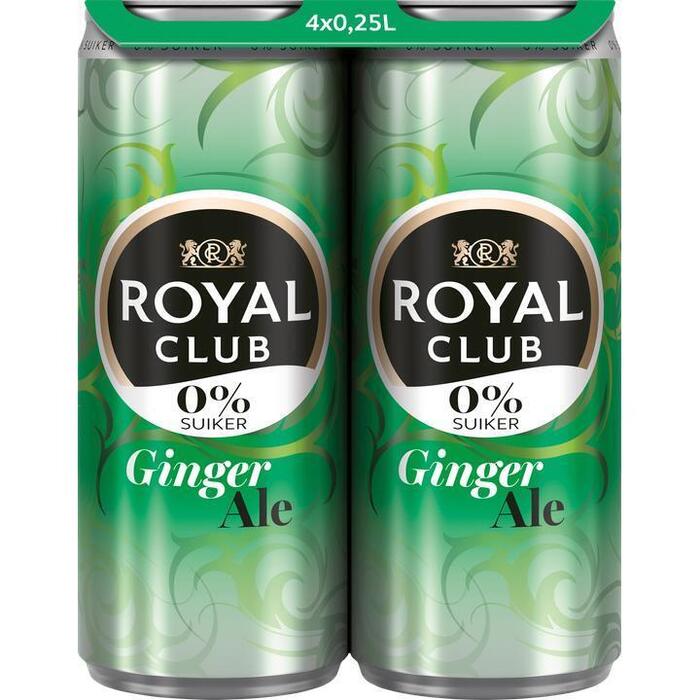 Royal Club Ginger Ale 0% 4 x 250ML (4 × 250ml)