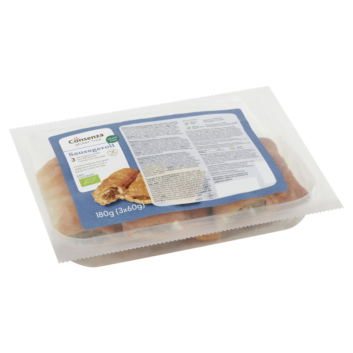 Consenza Saucijzenbroodjes (Zak, 3 × 60g)