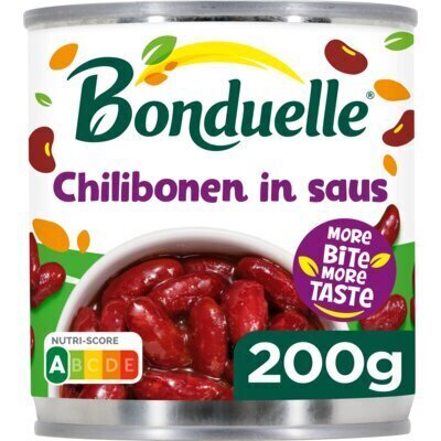 Chilibonen in saus (Blik, 200g)