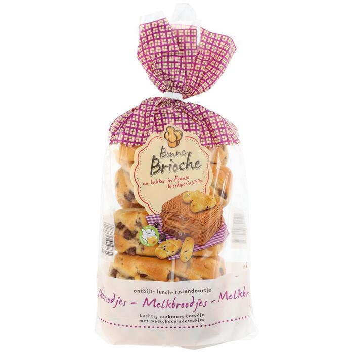 Melkbroodjes met stukjes chocolade (Stuk, 350g)