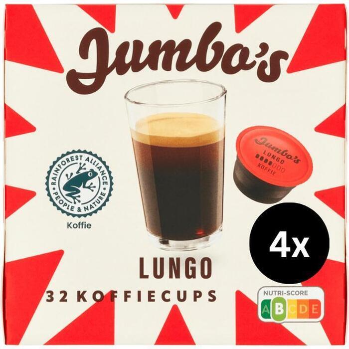 Jumbo's Lungo Dolce Gusto Compatible Koffiecups  - 3 x 32 Stuks