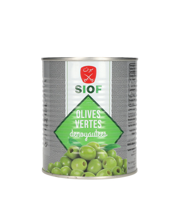 Siof Green olives without pit (850g)